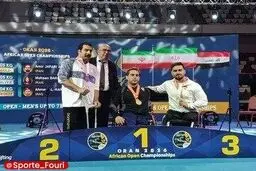 امیر جعفری طلایی شد /مدال طلا و نقره بر گردن محسن بختیار