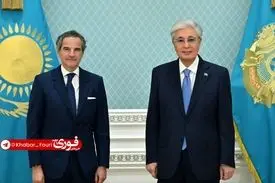 گفتگوی گروسی با رئیس جمهور قزاقستان درباره ایران و اوضاع در خلیج فارس