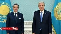 گفتگوی گروسی با رئیس جمهور قزاقستان درباره ایران و اوضاع در خلیج فارس