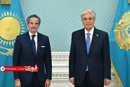گفتگوی گروسی با رئیس جمهور قزاقستان درباره ایران و اوضاع در خلیج فارس