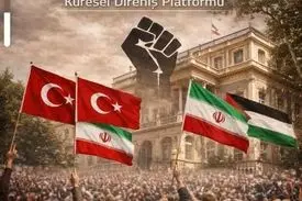 تجمع حمایتی از جمهوری اسلامی ایران در استانبول