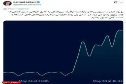 بهبود کیفیت سرویس‌ها و بازگشت ترافیک بین‌الملل چند روز زمان‌ می‌برد