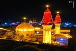آماده‌سازی ورودی حرم امام حسین(ع) برای تشییع پیکر رهبر شهید+ ویدیو