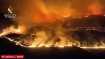 آتش‌سوزی‌های عظیم در اسپانیا بیش از ۲۵۰ هزار دونام از جنگل‌ها را نابود کرد+ ویدیو