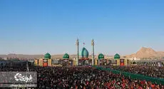 گزارش تصویری | وداع مردم قم با رهبر شهید؛ اقامه نماز بر پیکر رهبر شهید با امامت آیت‌الله العظمی جوادی آملی