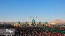 گزارش تصویری | وداع مردم قم با رهبر شهید؛ اقامه نماز بر پیکر رهبر شهید با امامت آیت‌الله العظمی جوادی آملی