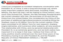  ترامپ و شی درباره ایران، جنگ روسیه و اوکراین گفت‌وگو کردند