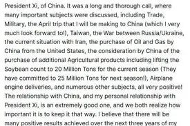  ترامپ و شی درباره ایران، جنگ روسیه و اوکراین گفت‌وگو کردند