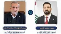 پزشکیان و نخست‌وزیر عراق بر کاهش تنش‌های منطقه‌ای تأکید کردند