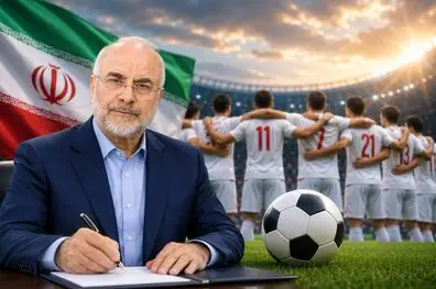 قالیباف: تیم ملی نماد اراده و همدلی ایرانی بود/با افتخار به خانه برگردید