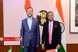 دیدار غریب‌آبادی با دبیر غرب وزارت امور خارجه هند