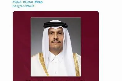 نخست‌وزیر قطر سالگرد پیروزی انقلاب اسلامی ایران را تبریک گفت