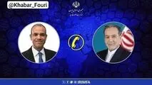گفتگوی تلفنی وزرای خارجه ایران و مصر