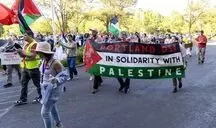 حمله حامیان ترامپ به تظاهرکنندگان حامی فلسطین در پورتلند+ ویدیو