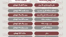 قیمت طلا، سکه، دلار و سایر ارزها امروز 29 بهمن‌ماه 1404