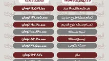 قیمت طلا، سکه، دلار و سایر ارزها امروز 29 بهمن‌ماه 1404