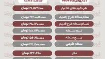 قیمت طلا، سکه، دلار و سایر ارزها امروز 29 بهمن‌ماه 1404