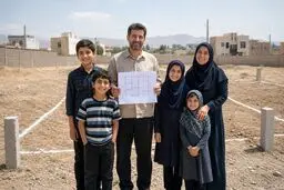 واگذاری زمین ۲۰۰ متری به خانواده‌های دارای سه فرزند؛ ۲۰ درصد متقاضیان زمین گرفتند