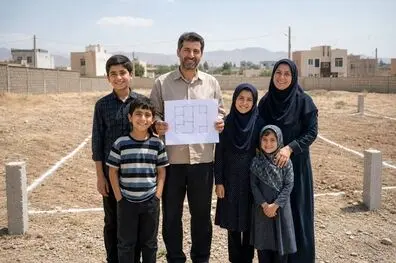 واگذاری زمین ۲۰۰ متری به خانواده‌های دارای سه فرزند؛ ۲۰ درصد متقاضیان زمین گرفتند