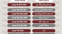قیمت طلا، سکه و دلار امروز سه‌شنبه ۵ خرداد