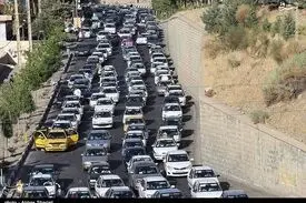 ترافیک سنگین در محورهای شمالی و ورودی‌های تهران