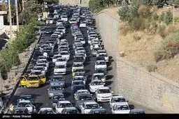 ترافیک سنگین در محورهای شمالی و ورودی‌های تهران