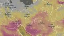 هشدار نارنجی باد شدید و گرد و خاک