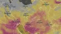 هشدار نارنجی باد شدید و گرد و خاک
