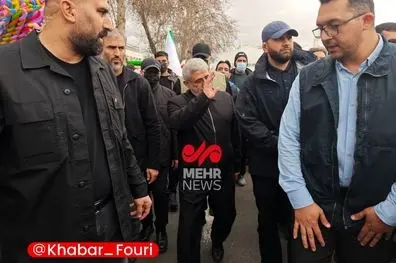 حضور سردار اسماعیل قاآنی، فرمانده سپاه قدس در راهپیمایی ۲۲ بهمن