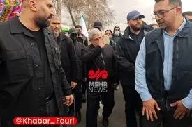 حضور سردار اسماعیل قاآنی، فرمانده سپاه قدس در راهپیمایی ۲۲ بهمن