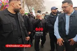 حضور سردار اسماعیل قاآنی، فرمانده سپاه قدس در راهپیمایی ۲۲ بهمن