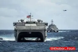 ناو آبراهام لینکلن به دریای عرب رسید