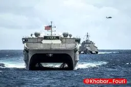 ناو آبراهام لینکلن به دریای عرب رسید