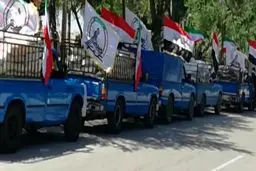 فریاد «ایران و العراق لایمکن الفراق» جهادگران عراقی در پلدختر + فیلم