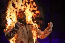 بدلکار مشهور ایرانی با ماشین چپ کرد + فیلم