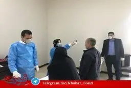 کنترل دمای بدن مراجعین مجلس برای پیشگیری از ویروس کرونا