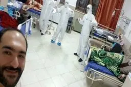 گفت‌وگو با بیمار مبتلا به کرونا که سلفی‌اش خبرساز شد/ فهمیدم کرونا دارم خندیدم!