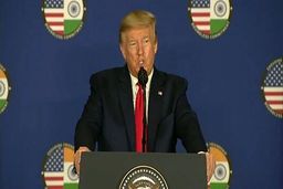 درخواست ترامپ از ایران در پایان سفر به هند