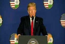 درخواست ترامپ از ایران در پایان سفر به هند
