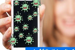 کرونا تا ۹۶ ساعت بر روی صفحه تلفن همراه باقی بماند