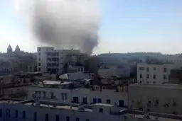 وقوع انفجار در نزدیک سفارت آمریکا در تونس