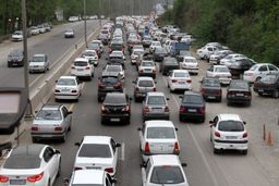 وضعیت ترافیک محور‌های مواصلاتی در ۱۸ اسفند