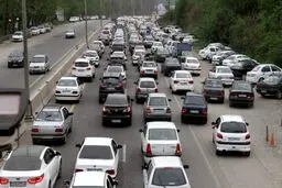 وضعیت ترافیک محور‌های مواصلاتی در ۱۸ اسفند