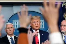 ترامپ: سالانه ده‌ها هزار آمریکایی بر اثر آنفولانزا می‌میرند و جایی هم تعطیل نمی‌شود