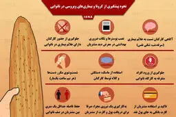 خطر انتقال ویروس کرونا از طریق نان جدی است