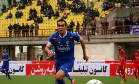 بازیکن تیم فوتبال داماش روز گذشته دستگیر شد.