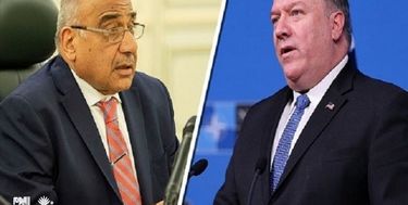 گفت‌وگوی تلفنی پامپئو و عبدالمهدی درباره حملات به پایگاه‌های آمریکا