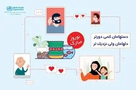 پیام تبریک دفتر WHO در ایران به مناسبت نوروز و درخواست از ایرانی‌ها