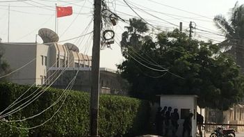 تیراندازی در نزدیکی کنسولگری چین در کراچی