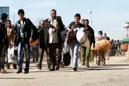 برگشت مهاجران افغان از ایران افزایش یافته است